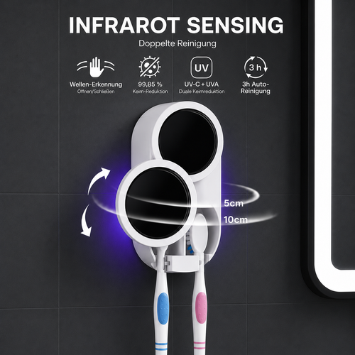 Smarte Zahnbürstenstation